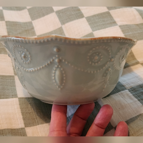 Lenox French Perle Blue Bowl - Picture 2 of 9